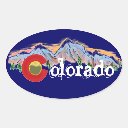 Colorado mountain stickers | Zazzle.ca