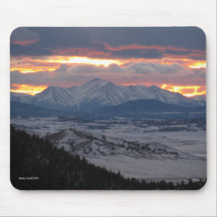 Colorado Mountain Sunset Mousepad