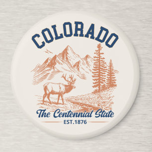 Colorado Mountain   The Centennial State Souvenir Magnet