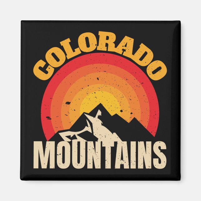 Colorado Mountains Magnet (Front)