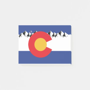 Colorado Mountains Post-it Notes