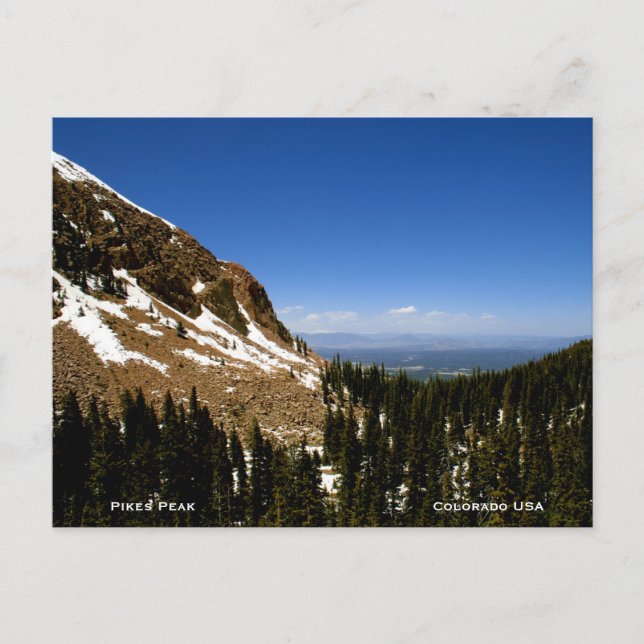 Colorado mountains postcard (Front)