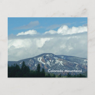 Colorado Mountains Postcard