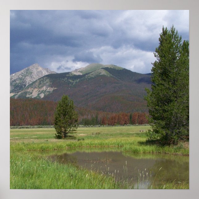 Colorado Mountains Poster (Front)