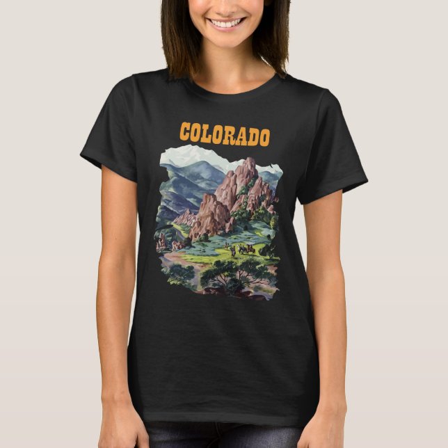 Colorado Mountains T-Shirt (Front)