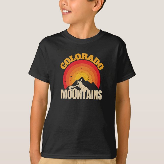 Colorado Mountains T-Shirt (Front)