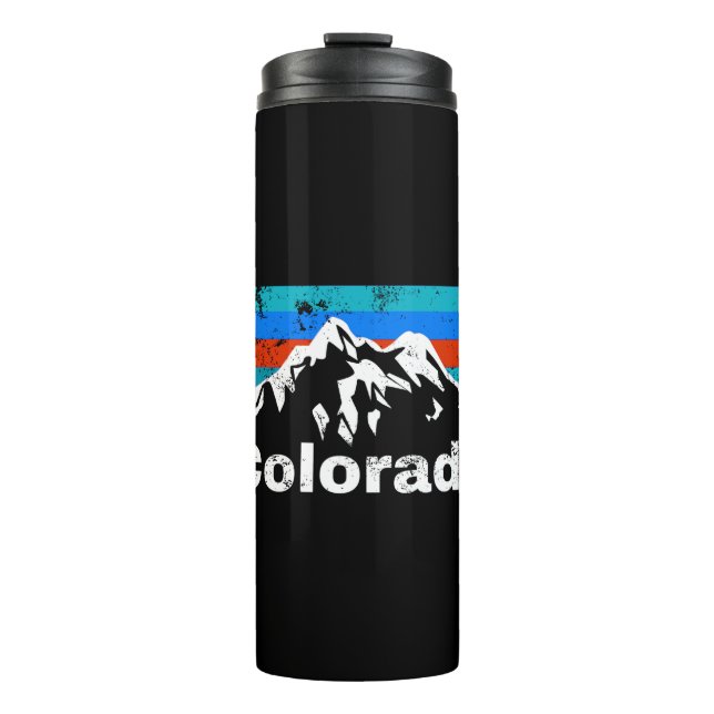 Colorado Mountains Thermal Tumbler (Front)