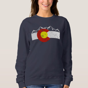Colorado Mountains Vintage   Sweatshirt