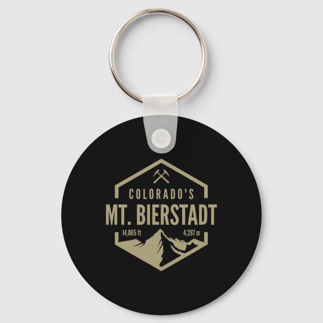 Colorado Mt. Bierstadt  Keychain (Front)