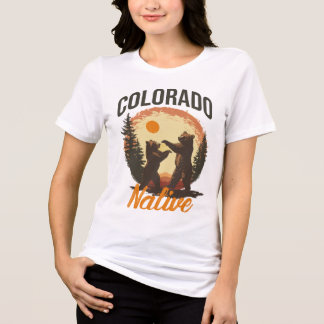 Colorado Native Bear T-Shirt – Outdoor Hiking Tee