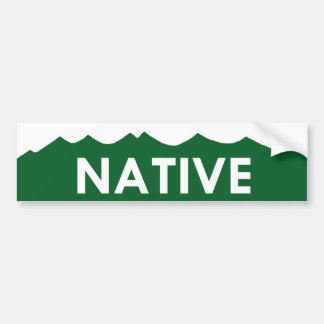 Colorado Native Bumper Sticker