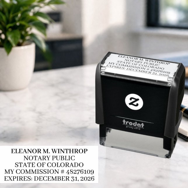 Colorado Notary Public Self-inking Stamp (Creator Uploaded)