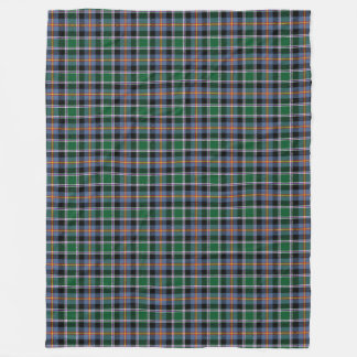 Colorado official state tartan fleece blanket