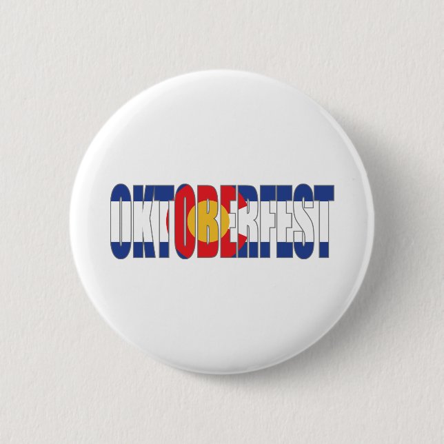 Colorado Oktoberfest 2 Inch Round Button (Front)