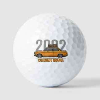 Colorado Orange BMW 2002 | Vintage BMW Golf Balls