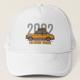 Colorado Orange BMW 2002 Vintage BMW Trucker Hat
