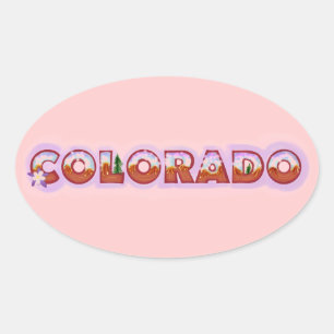 Colorado outline stickers