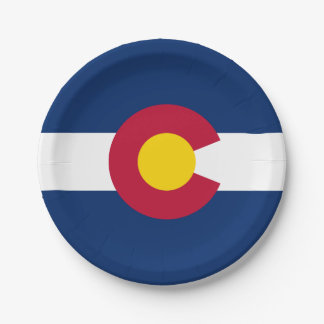 Colorado Paper Plate
