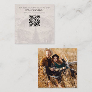 Colorado Passport Wedding QR Enclosure Card