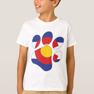 Colorado Paw Prints T-Shirt