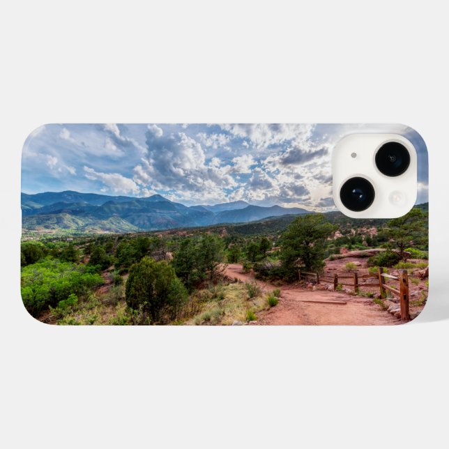 Colorado Pikes Peak Evening Hike Case-Mate iPhone Case (Back (Horizontal))