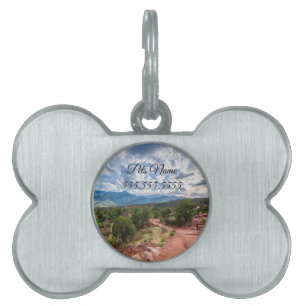 Colorado Pikes Peak Evening Hike Pet Tag