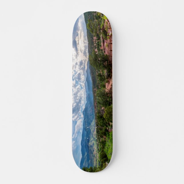 Colorado Pikes Peak Evening Hike Skateboard (Front)