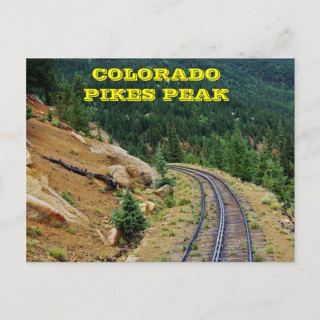 Colorado Pikes Peak Monter La Carte Postale (Devant)