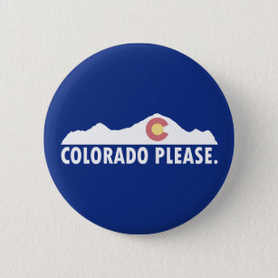 Colorado Please 2 Inch Round Button