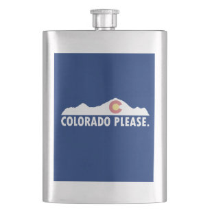 Colorado Please Hip Flask