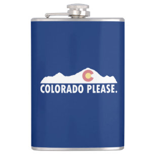 Colorado Please Hip Flask