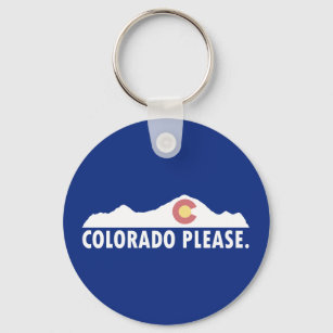 Colorado Please Keychain