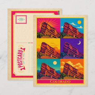 Colorado Postcard Red Rock Vintag