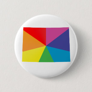 colorado pride. angled. 2 inch round button