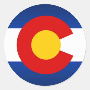 Colorado Pride Classic Round Sticker