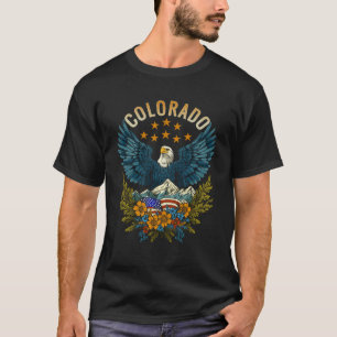 Colorado Pride Eagle Design T-Shirt