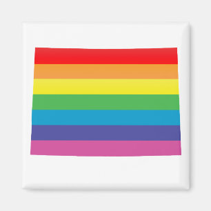 colorado pride. striped. magnet