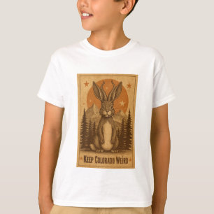 Colorado Rabbit with Tentacles-Keep Colorado Weird T-Shirt