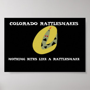 Colorado Rattlesnakes Poster