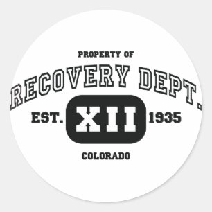 COLORADO Recovery Classic Round Sticker