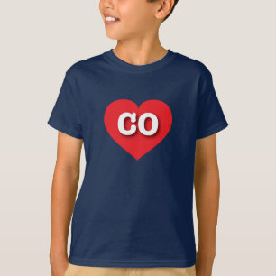 Colorado Red Heart - I love CO T-Shirt