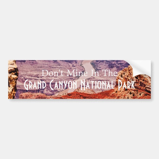 Colorado River Bumper Sticker (Front)