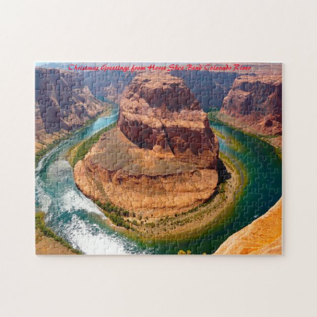 Colorado River . Christmas Greetings Jigsaw Puzzle (Horizontal)