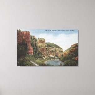 Colorado River, CO - Echo Cliffs Canvas Print