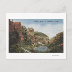 Colorado River, CO - Echo Cliffs Postcard