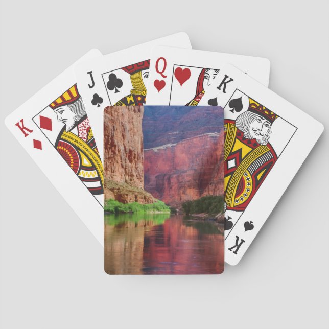 Colorado river in Grand Canyon, AZ Playing Cards (Back)