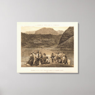 Colorado River party, Diamond Creek Canvas Print