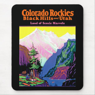 Colorado Rockies ~ Black Hills and Utah Mouse Pad
