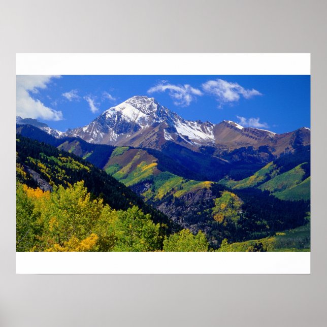 Colorado Rockies in the Fall Poster (Front)