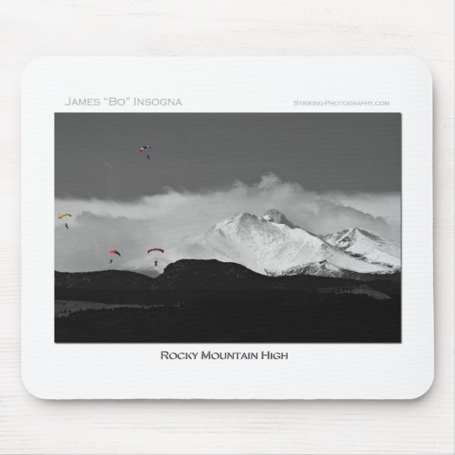 Colorado Rocky Mountain High Mouse Pad (Front)